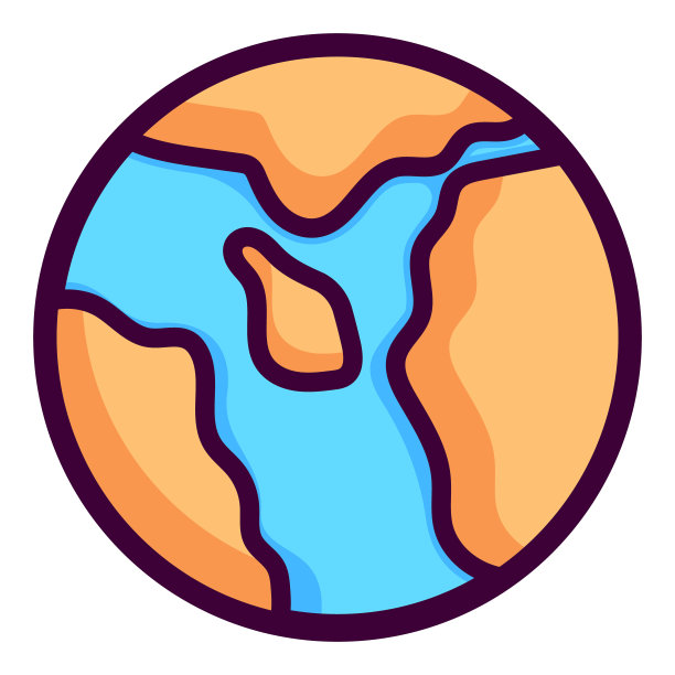 挂绳矢量图标在扁平风格孤立在白色背景。向量插图在线条艺术。色彩斑斓的向量图片下载