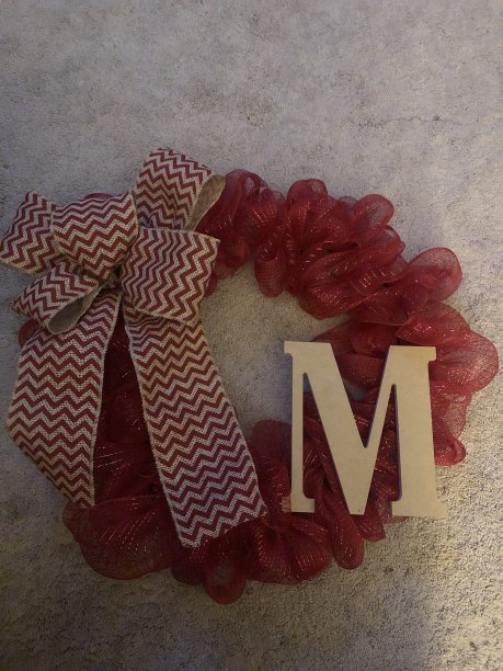 圣诞节日字母花圈装饰图片下载