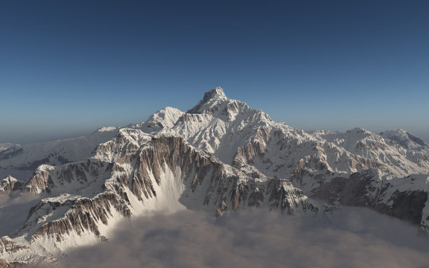 雪山全景图片下载