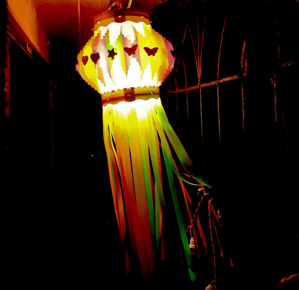 天花板上挂着一盏灯，里面有一个灯泡图片下载