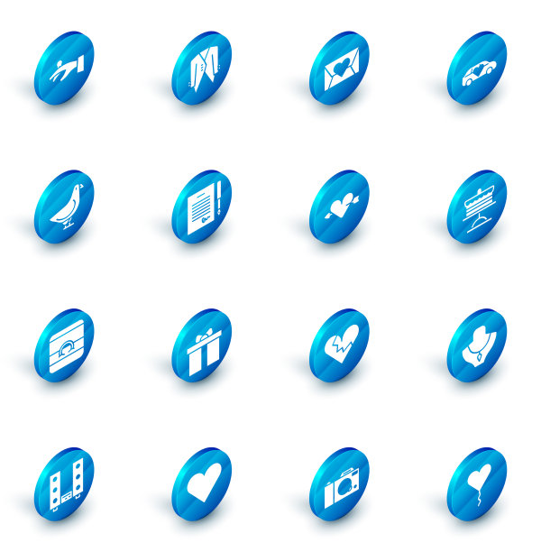 套装信封与情人节心豪华轿车图片下载