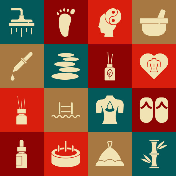 设置竹人字拖按摩阴阳堆叠图片下载