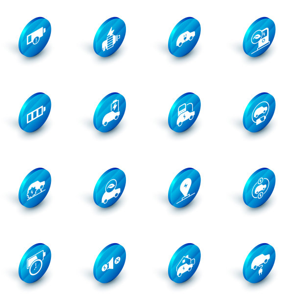 设置电动汽车充电站蓄电池图片下载