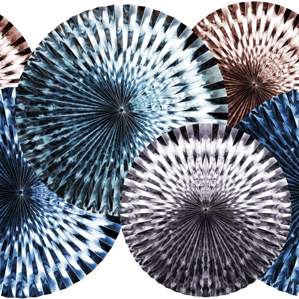 金属纸花环装饰图片下载