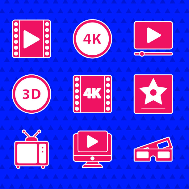 设置4k电影磁带框在线播放视频3d图片下载