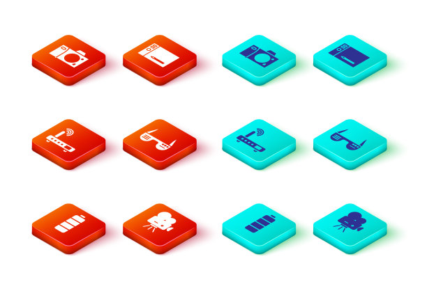 设置电池充电水平指示复古影院图片下载