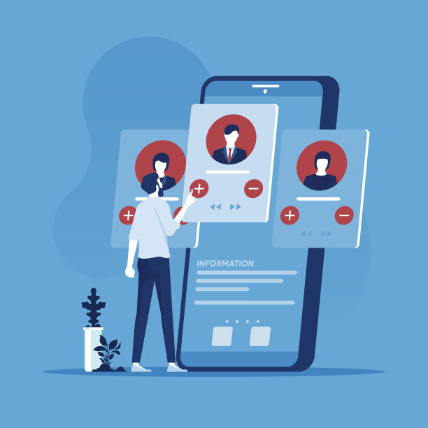 在社交媒体概念上添加朋友图片下载