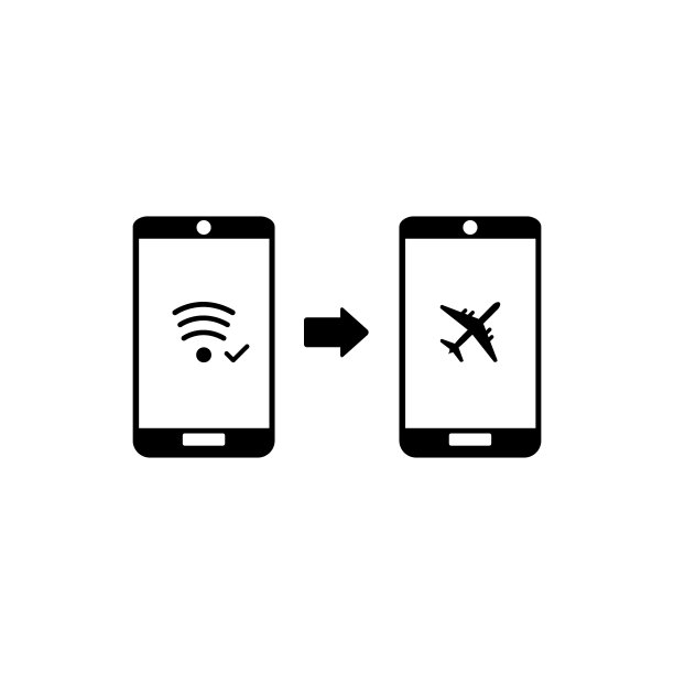 飞行模式图标-飞行模式图标。飞机模式打开。图片下载