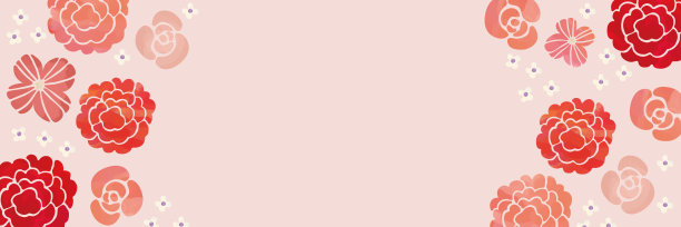 水彩花架设计图片下载