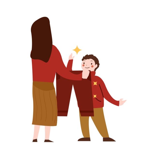 新年春节穿新衣过新年图片下载