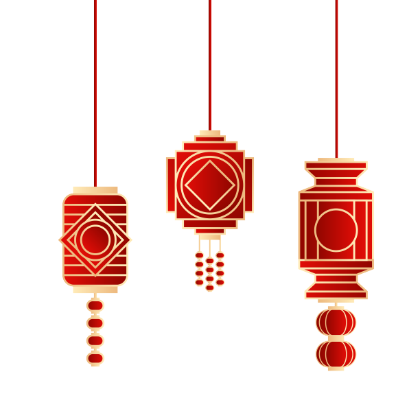 新年春节新春灯笼图片下载