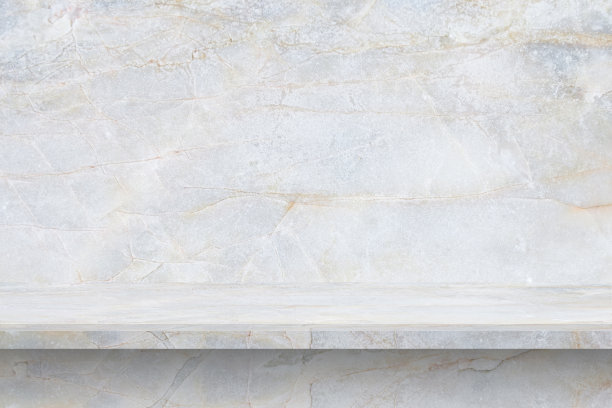 大理石货架与豪华大理石墙壁柜台为室内，浴室或厨房柜台，展示，展示或蒙太奇的产品图片下载