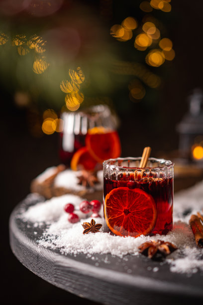 一杯热葡萄酒图片下载