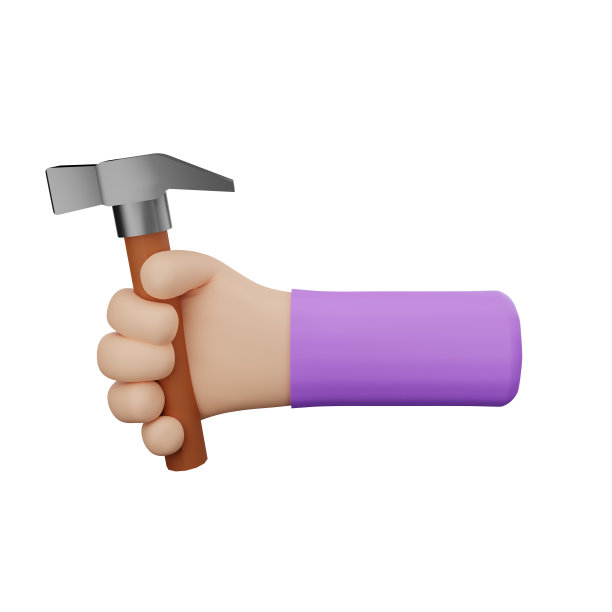 手拿工具锤图片下载