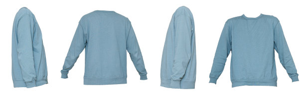 教练员正面、背面、左侧和右侧的裁剪素材图片下载