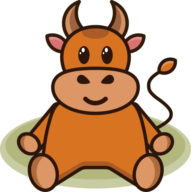 可爱的牛图片下载