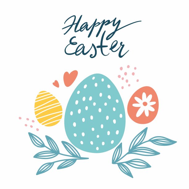 矢量收集复活节彩蛋图片下载