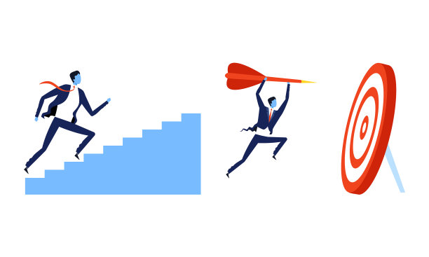 实现目标与商人步行楼梯图片下载