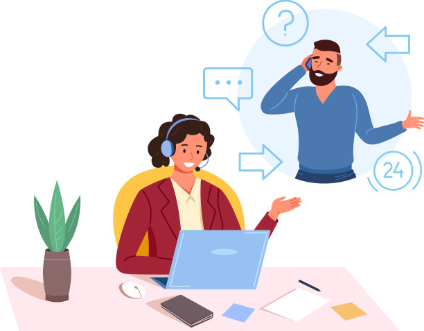 客服人员呼叫中心顾问图片下载