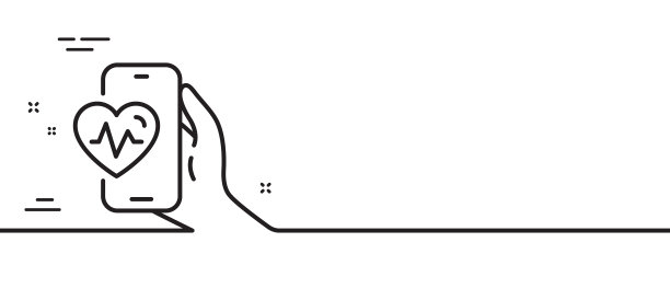 有氧训练应用程序线图标脂肪燃烧图片下载