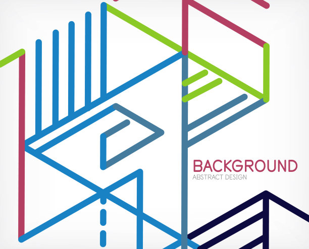 抽象底色线条上的白色图片下载