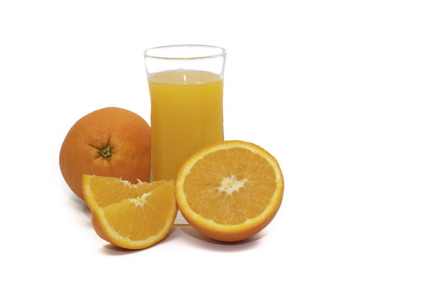 橙汁配橙片图片下载
