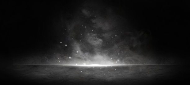 背景是一个空的暗灰色工作室房间，烟雾，烟雾，空的黑暗场景，霓虹灯，聚光灯。混凝土地板，室内纹理为展示产品，抽象的墙壁设计图片下载