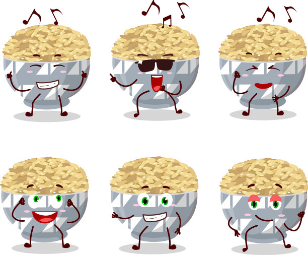 一幅长纹的大米舞者的图像图片下载