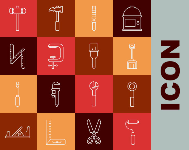 套线漆辊刷扳手雪扳手图片下载