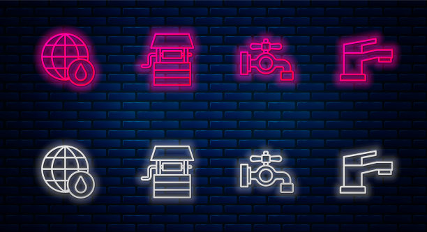 用水桶打好水管，连接地球行星图片下载