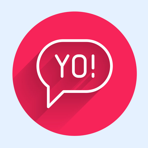 白线优俚语字母图标孤立与图片下载