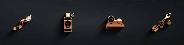 设置喷蛇剂对付昆虫的实验图片下载