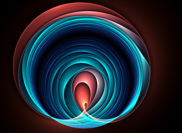 抽象分形色彩图案图片下载