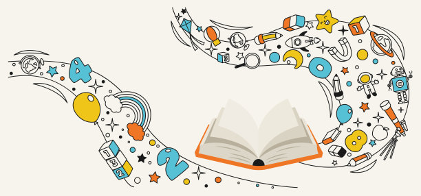 教育理念与学习用品图片下载