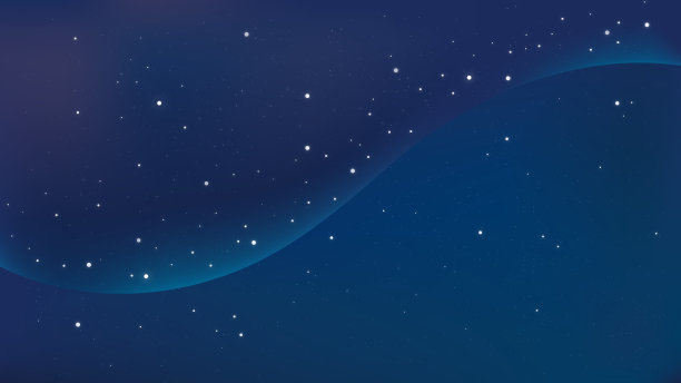 美丽的星空与蓝色的层次图片下载