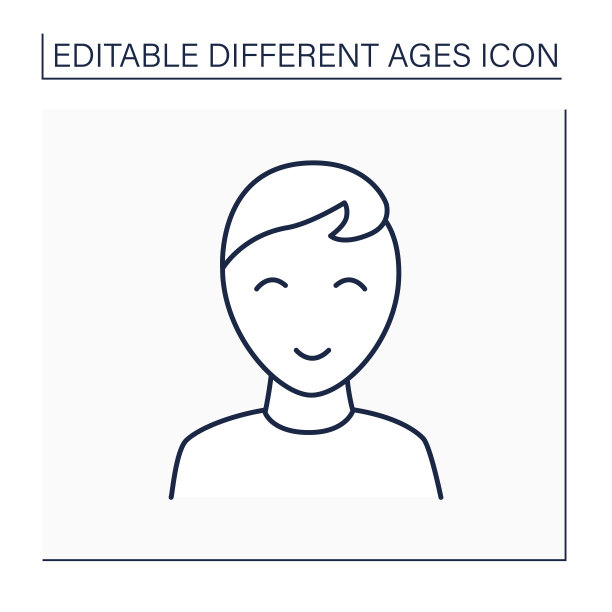 幼儿线图标图片下载