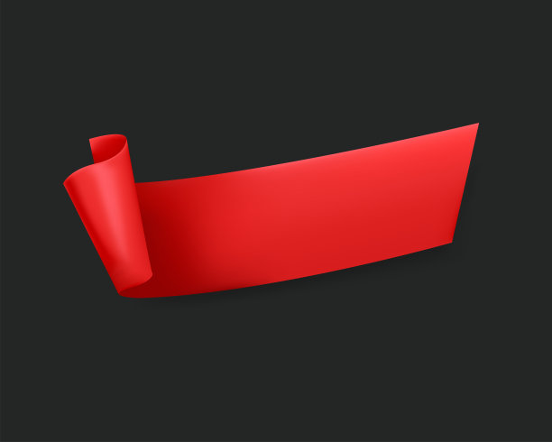 红色空白价签图片下载