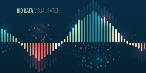 数据算法，机器学习。数组的视觉概念。大数据复杂。大量数据的可视化。文件结构。图片下载
