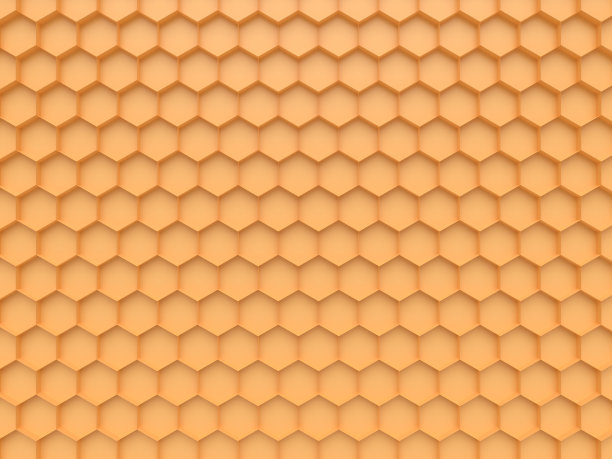 带有纹理单元格的三维蜂巢背景图图片下载