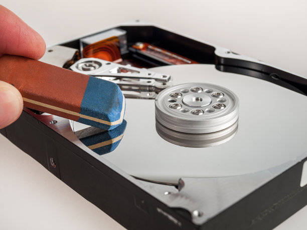 完全擦除删除驱动器上的数据，保护个人数据，数字安全，恢复丢失的文件图片下载