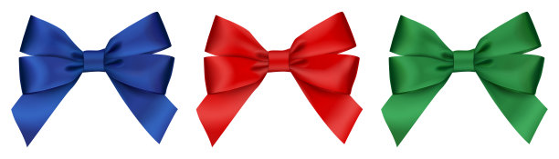 三色双丝带图片下载