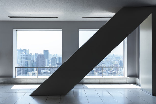 现代建筑室内抽象背景图片下载