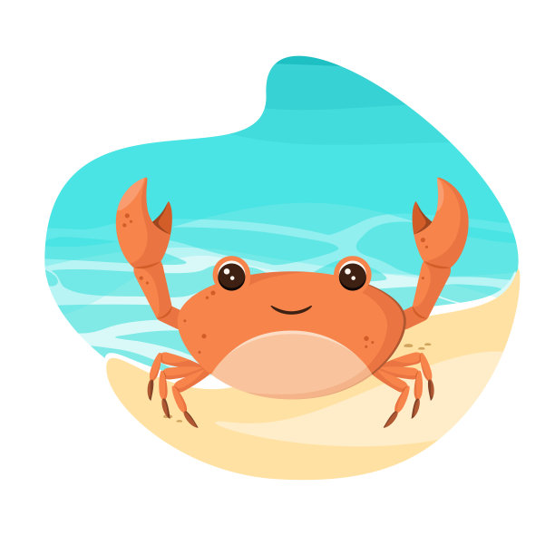 可爱的螃蟹图片下载