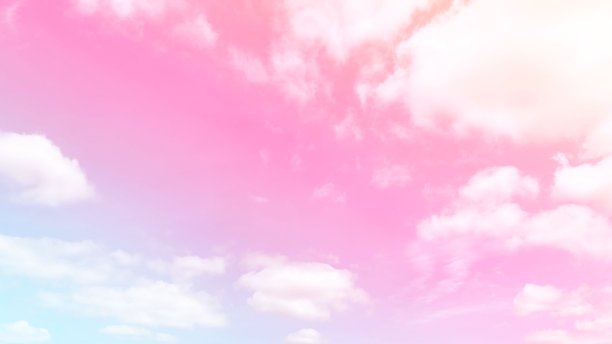 粉红色天空云背景图片下载