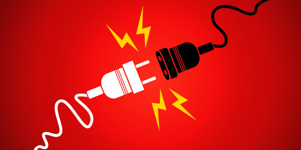 矢量复古海报与电子元素。图片下载