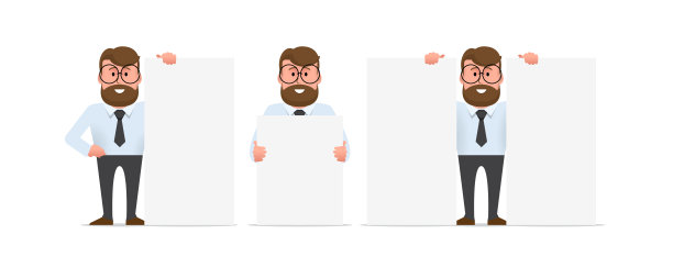 快乐的人展示了两个横幅。用于比较设备规格的设计。图片下载