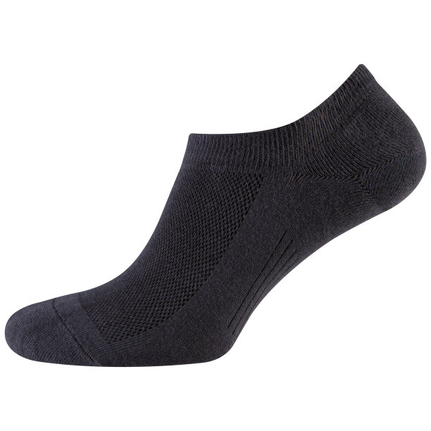 深灰色的短袜，夏天穿，白色背景图片下载