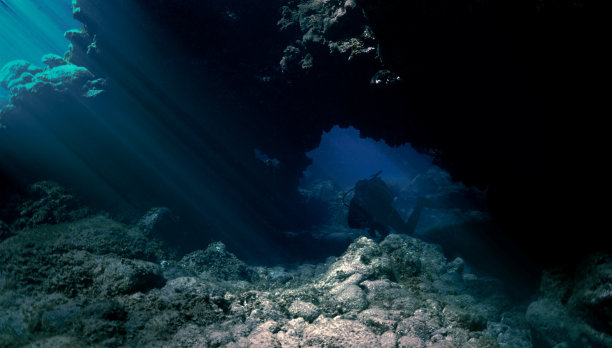 洞穴潜水图片下载