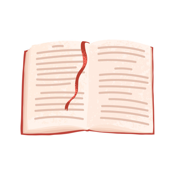 开放图书插图图片下载