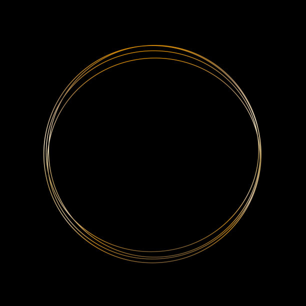 闪烁着金光的火环。图片下载